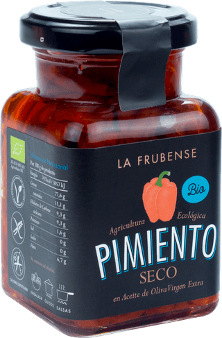 Tarro de pimiento seco en aceite de oliva La Frubense