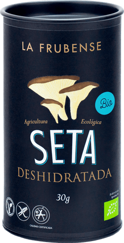 Bote de setas oyster deshidratadas La Frubense